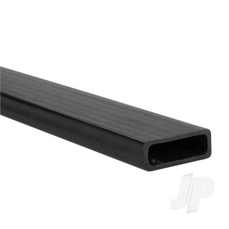 Carbon Fibre Rectangular Tube 6.3mm x 13.2mm, 0.9mm Wall