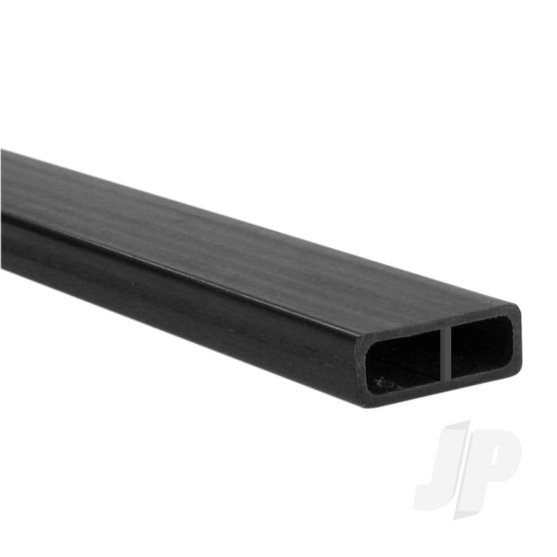 Carbon Fibre Rectangular Tube 6.0mm x 16mm, 0.7mm Wall