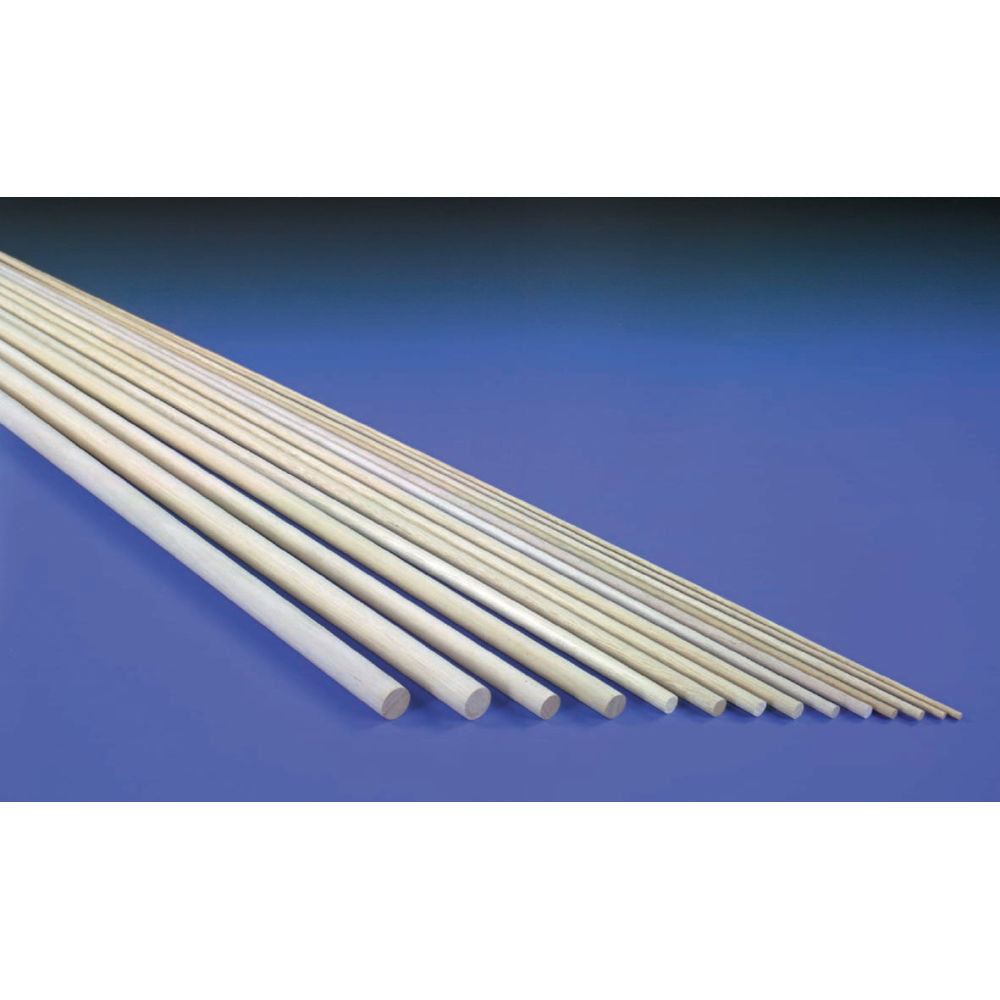 J Perkins 10mm (0.4in) 900mm Hardwood Dowel 5521011
