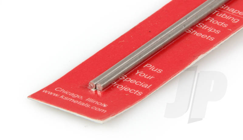 K&S 3/32 (0.094) Round Stainless Steel Rod 2pk (2.38mm) 87133