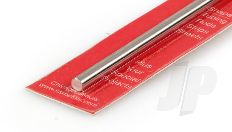 K&S 3/16 (.1875) Round Stainless Steel Rod (4.76mm) 87137