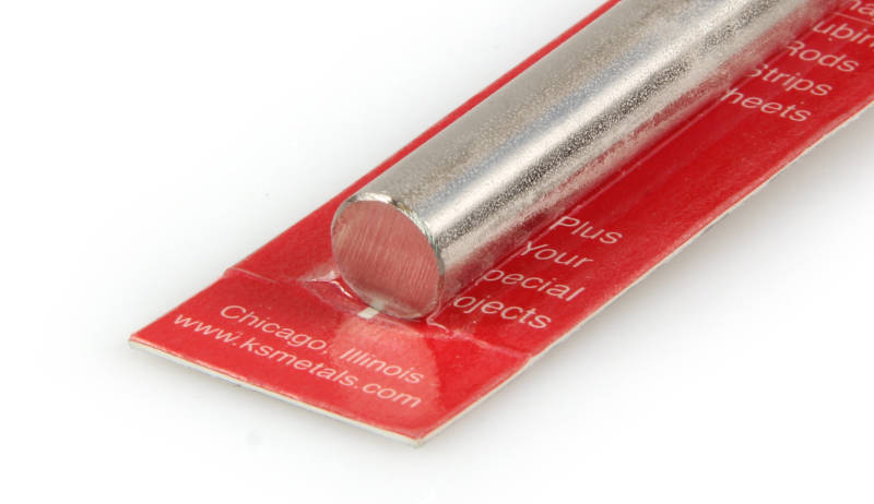 K&S 7/16 (0.4375) Round Stainless Steel Rod (11.1mm) 87145