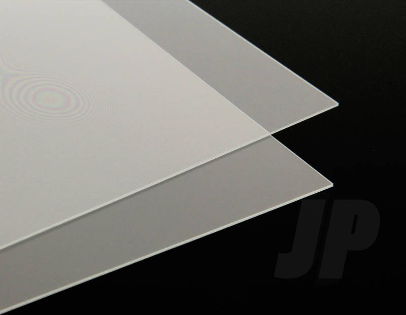 20Thou Clear Plastiglaze Acetate Plastic Sheet 0.50mm (9 x 12ins) Ideal for Cockpit Glazing 5521882