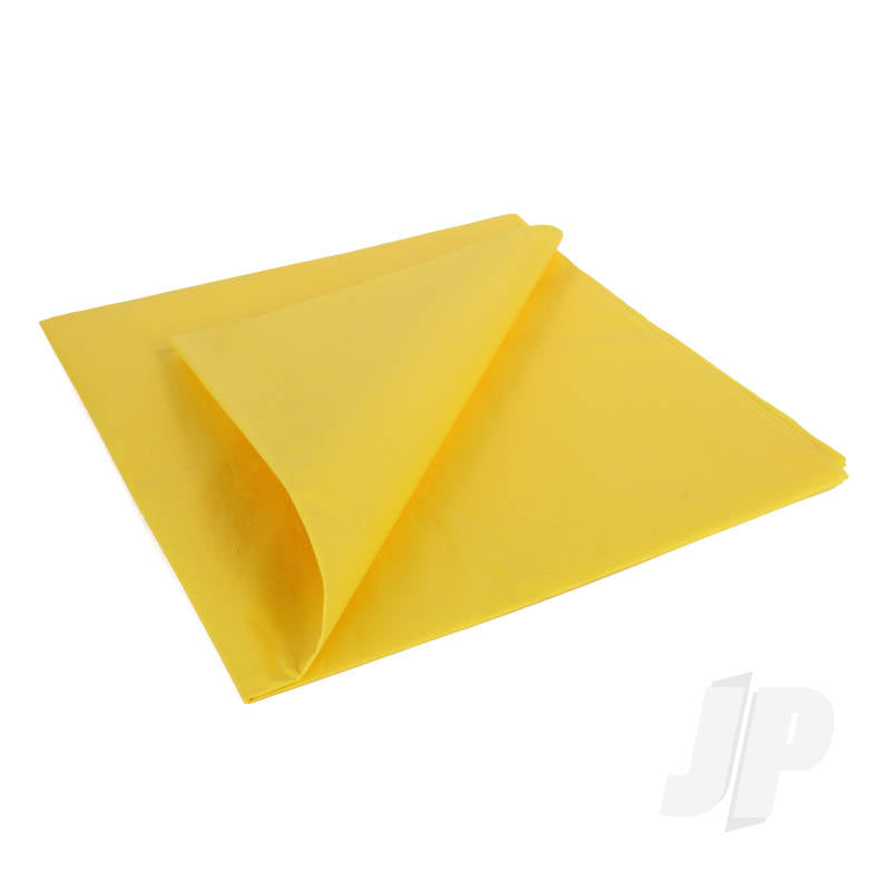 JP Trainer Yellow Lightweight Tissue Covering Paper, 50x76cm, (5 Sheets) 5525203
