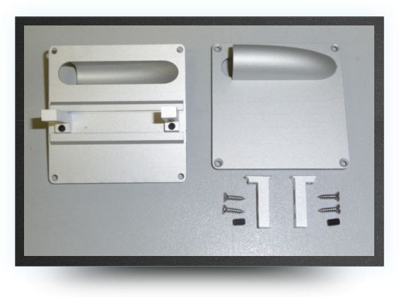 Aluminium Servo Mounting for Standard Size Servos Left Hand Version