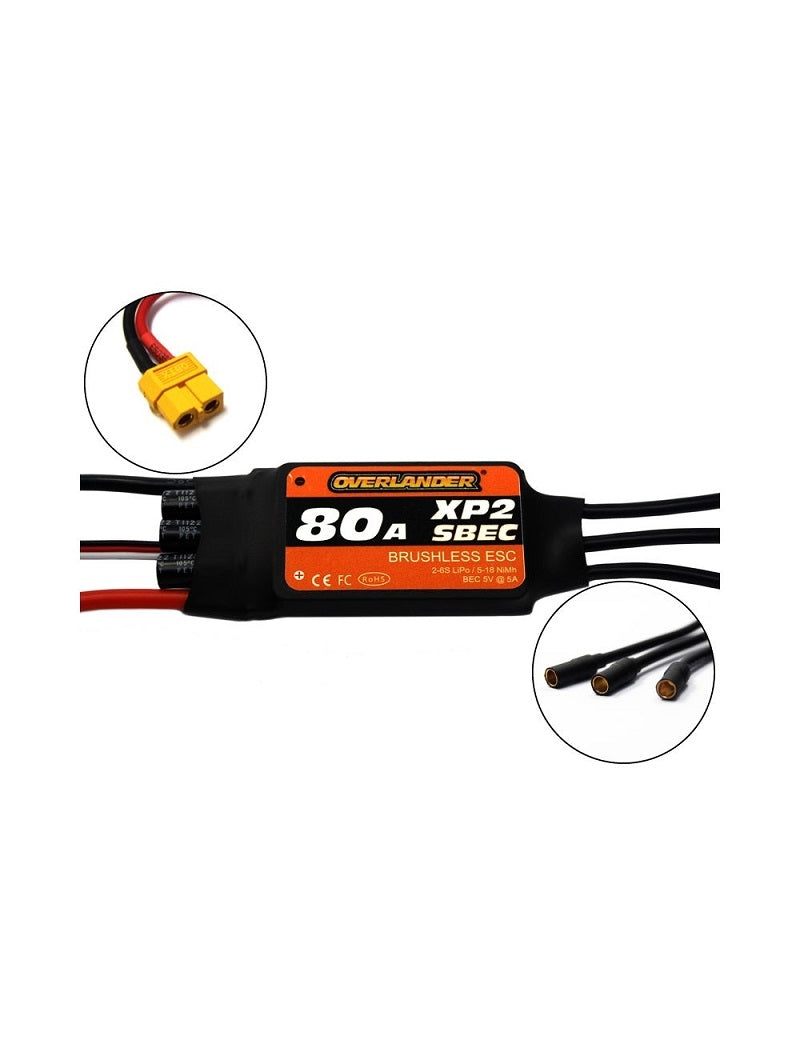Overlander XP2 80A SBEC Brushless RTF (With XT60) Speed Controller ESC 2773