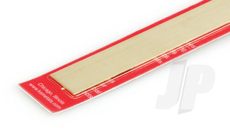 K&S .064 x 2 Brass Strip 12" (1 Pack) 249