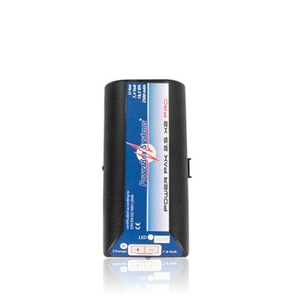 PowerPak 2.5 X 2 Pro 2500mAh 7.4v Li-Ion Powerbox Battery 2525