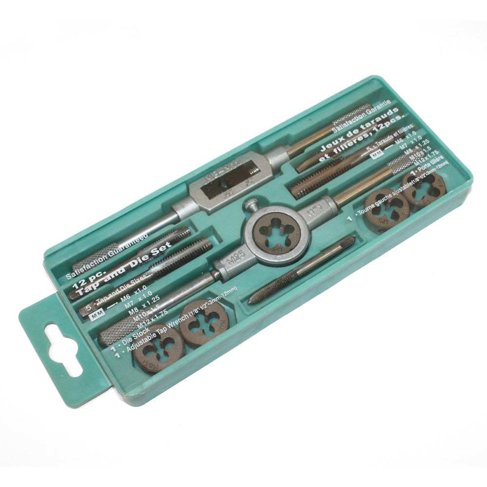 MacGregor Tap & Die Set with Handles (12pcs) ACC0030