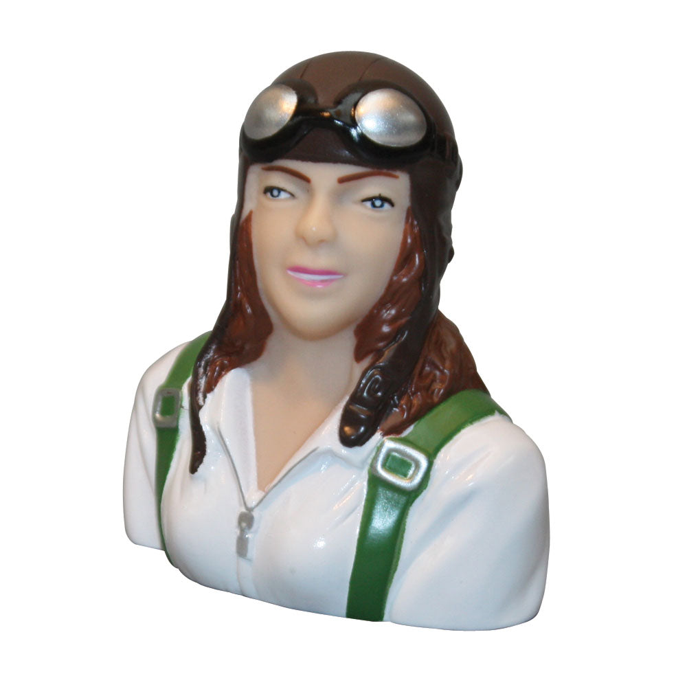 MacGregor 1/6th Scale Female Civilian Pilot Bust ACC0129