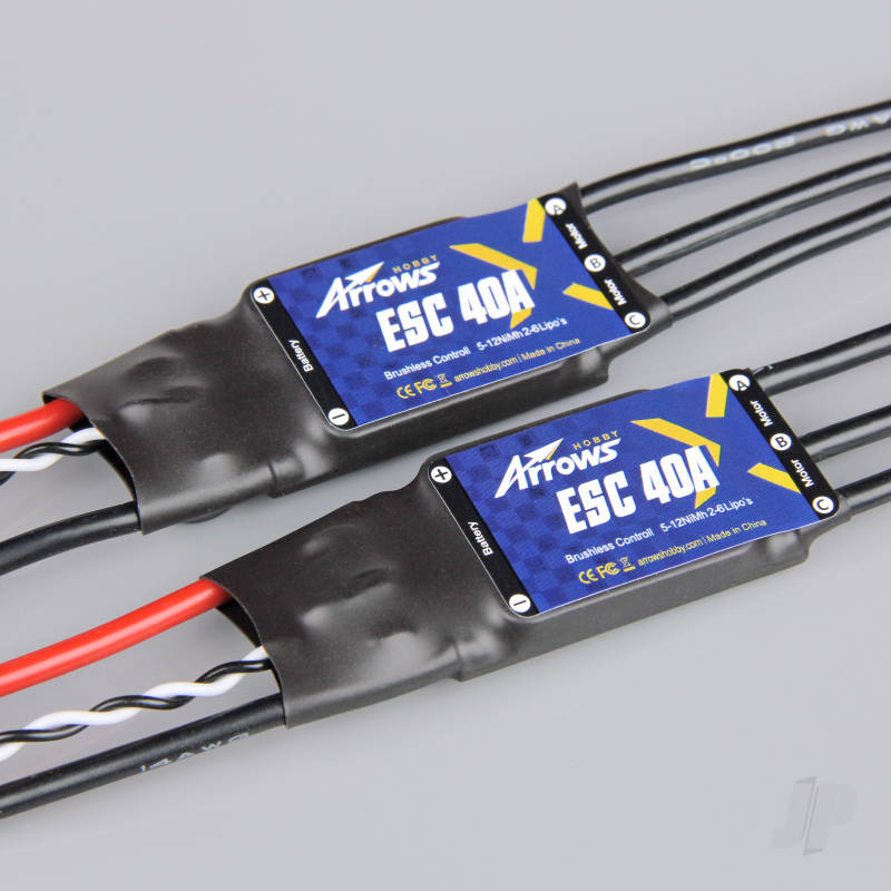 Arrows Hobby 40A Dual Output ESC (for Mig-29) ARRESC40A-T