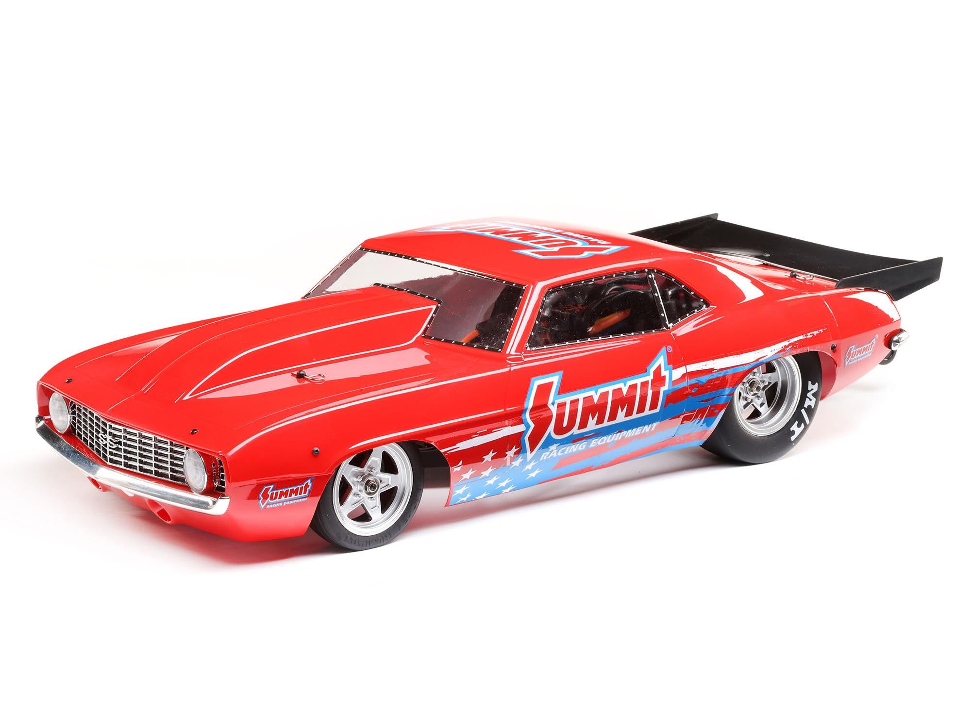 Losi 69 Camaro 22S Drag Car, BL RTR, Summit: 1/10 2WD LOS03035T1
