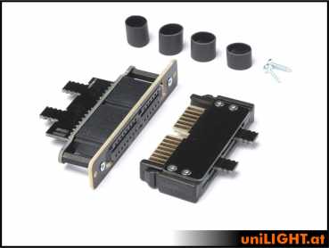 UniLight Locking Cable Connection, 12 Primary 4 Secondary Pins (Assembled (2 Pair, M/F)