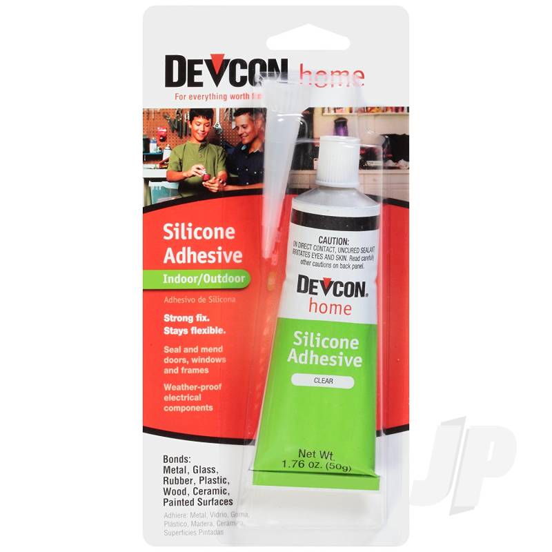 Devcon 50g Silicone Adhesive (Tube, Carded) DEV12045