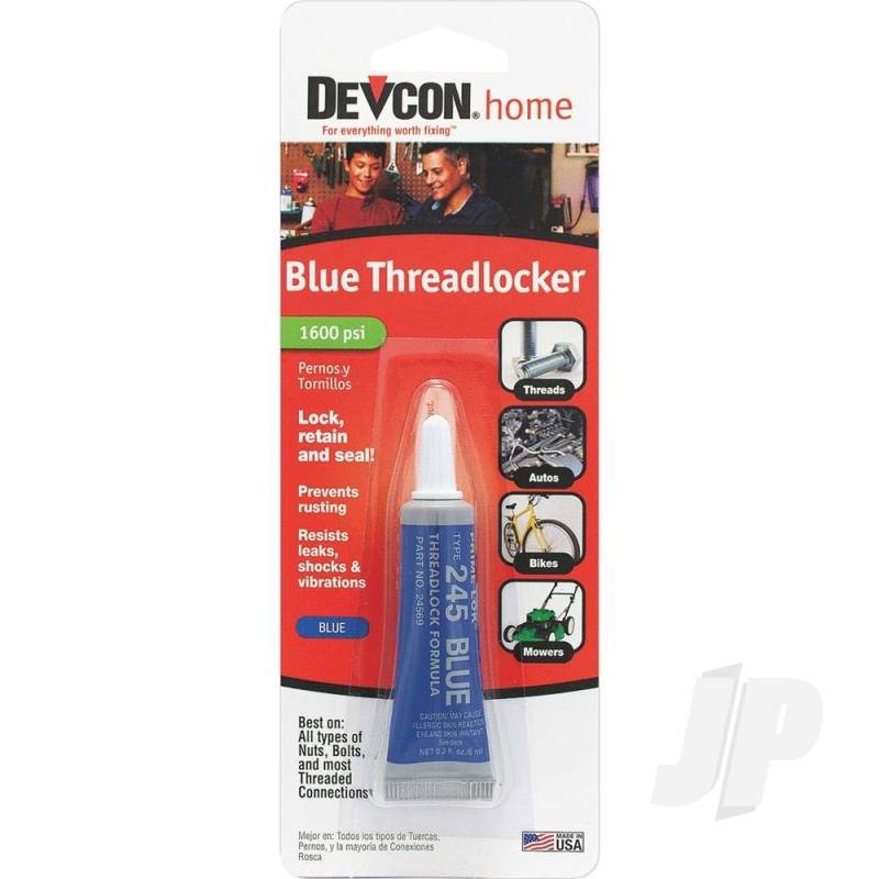 Devcon 0.2fl. oz. Blue Threadlocker Tube (6ml) DEV24345