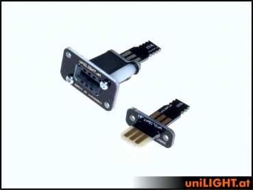 UniLight Direct Cable Connection, 6 Secondary Pins (Assembled With Cable (1 Pair, M/F)