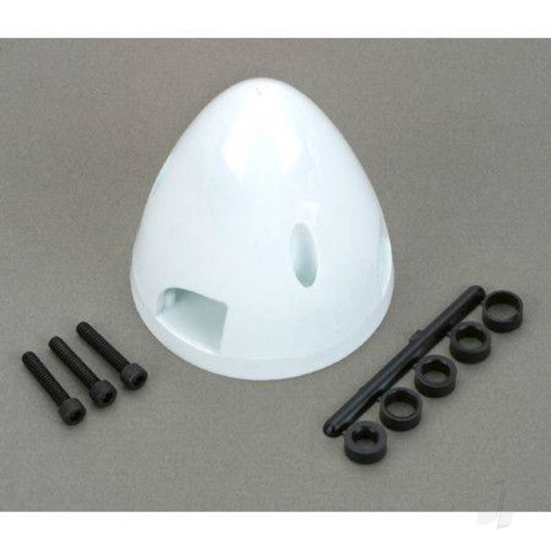 Dubro 2in Three Blade Spinner White (1 pc per package) DUB541