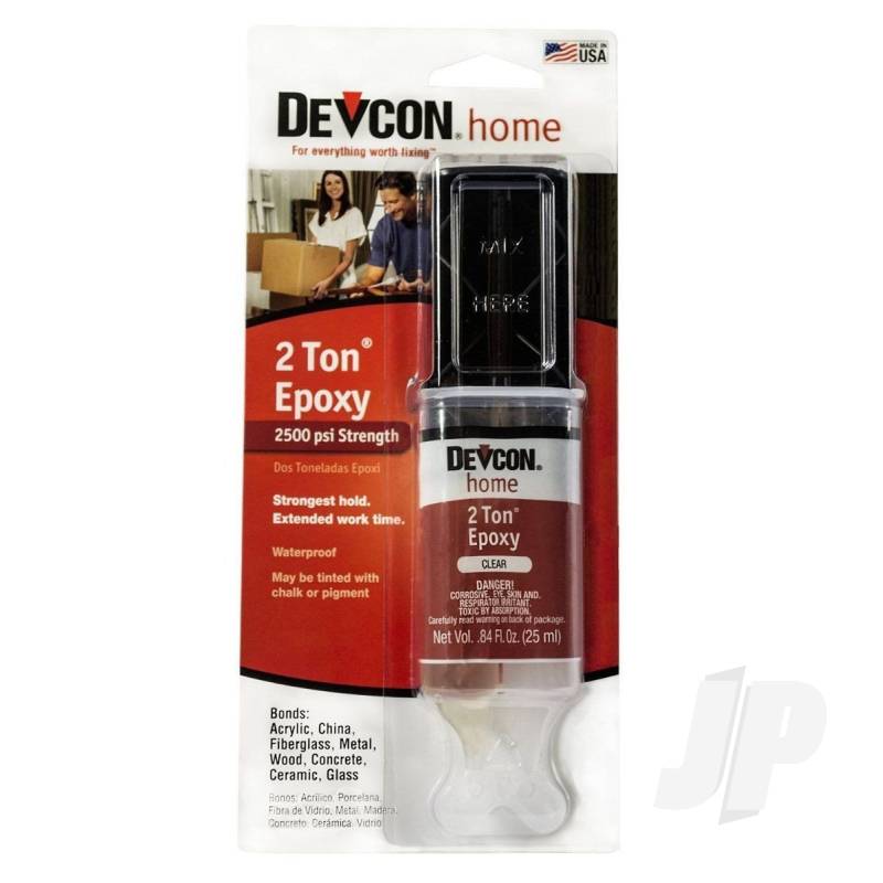 Devcon 25ml 2 Ton Epoxy (Syringe, Carded) DEV31345 in packaging pack