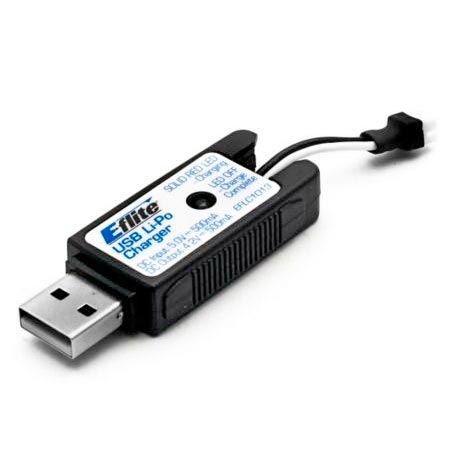 E-Flite 1S USB Li-Po Charger 500mAh High Current UMX EFLC1013