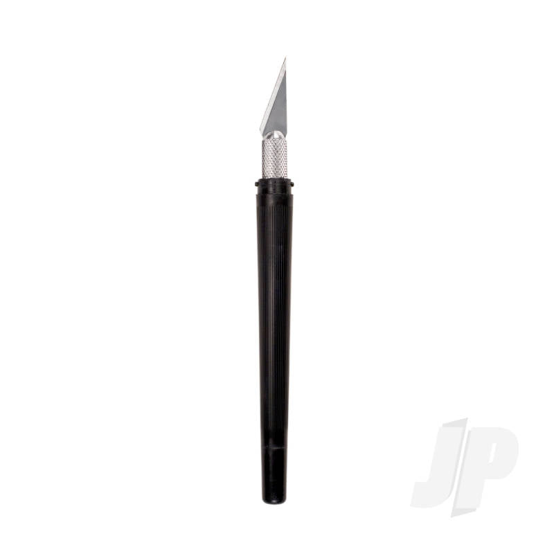 Excel K40 Pocket Clip-on Knife with Twist-off Cap, Black (Carded) EXL16041