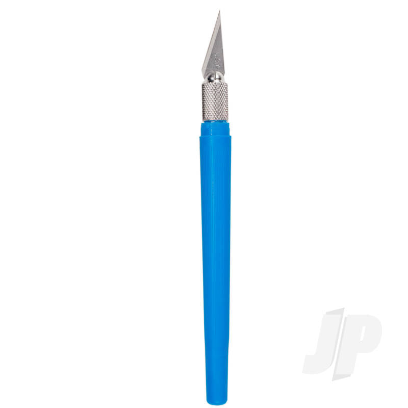 Excel K40 Pocket Clip-on Knife with Twist-off Cap, Blue (Carded) EXL16042