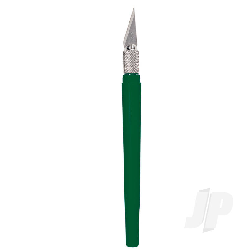 Excel K40 Pocket Clip-on Knife with Twist-off Cap, Green (Carded) EXL16044