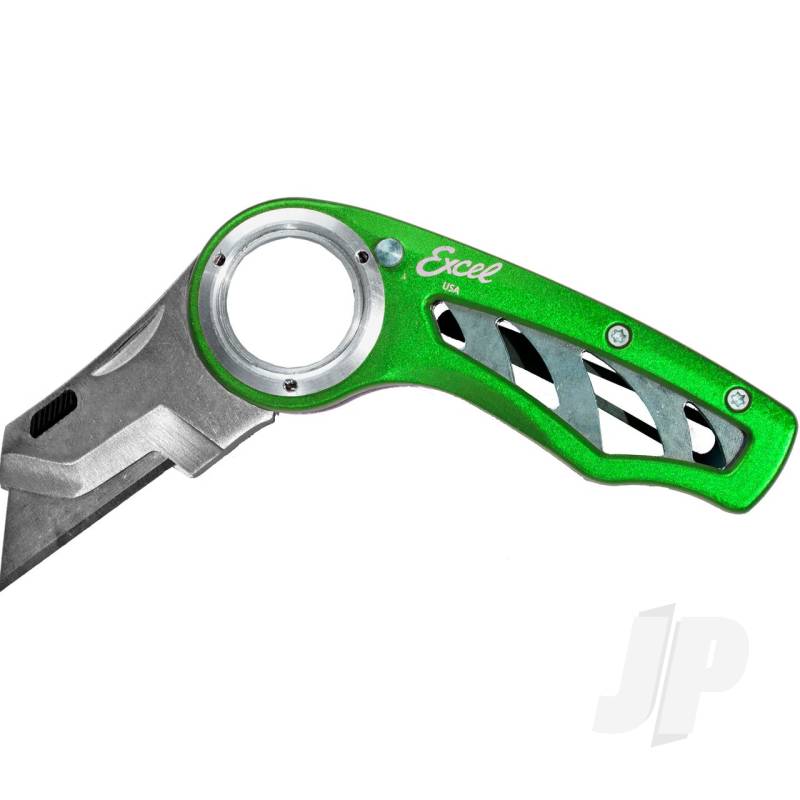 Excel K60 Revo Folding Utility Knife, Green (Carded) EXL16064