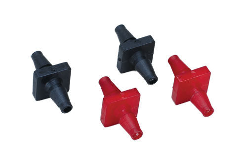 Robart 1/8" ID Straight Tube Coupler(Pk4) F-RB223