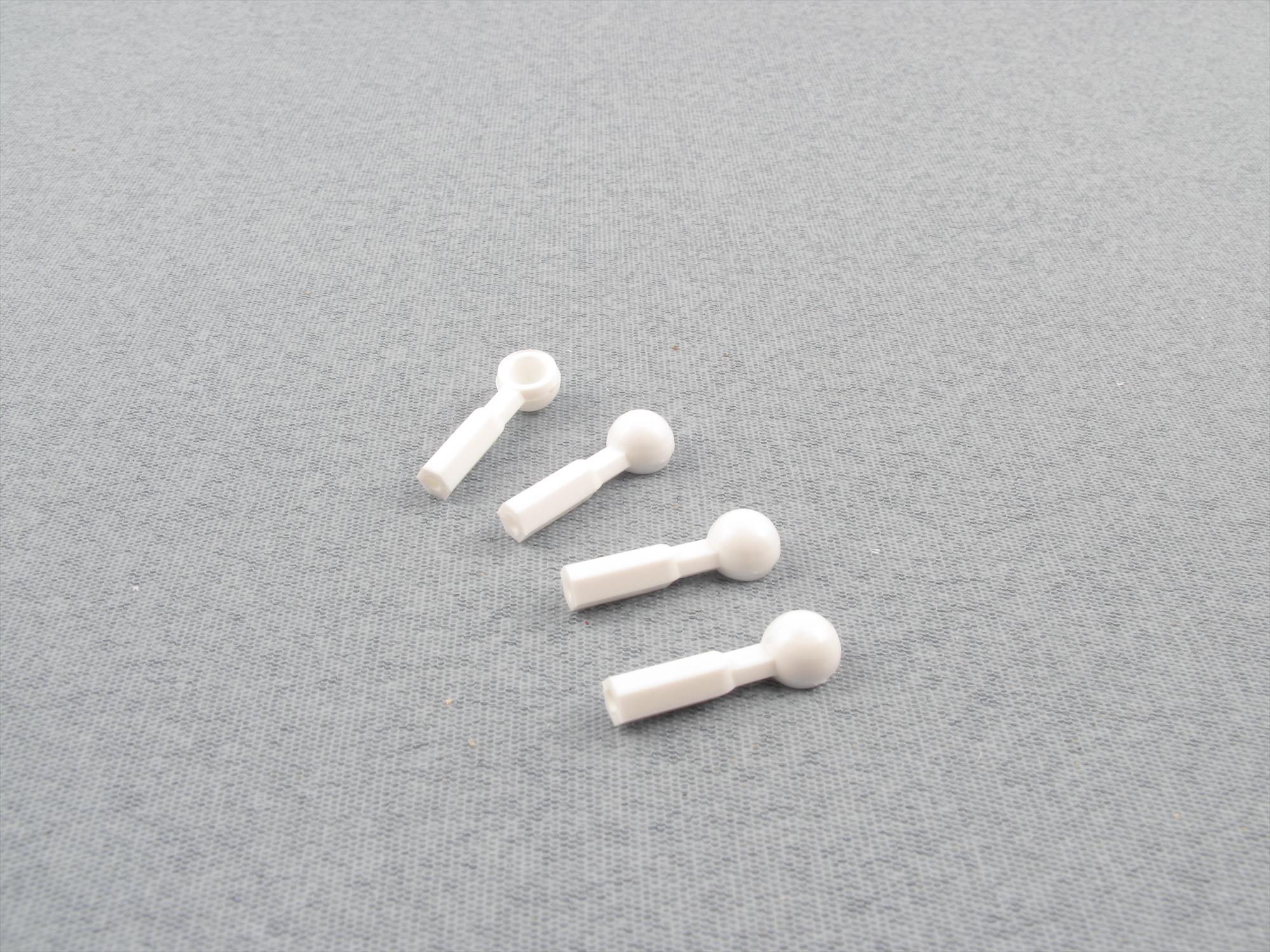 Radio Active White Ball Joint Cap (pk4) RCA106