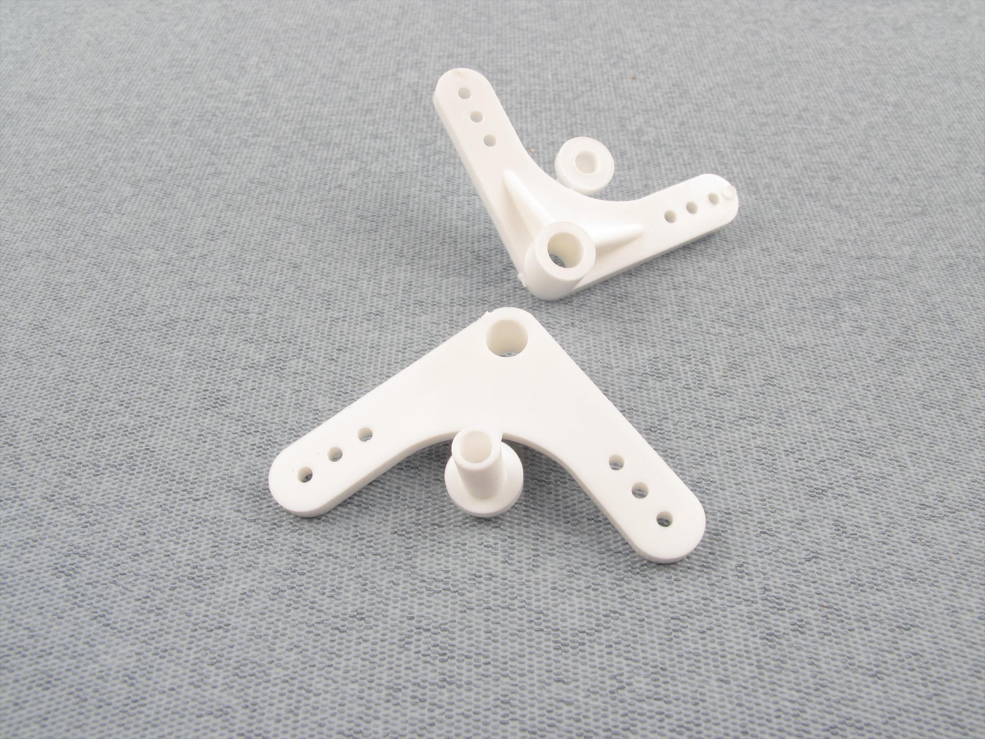 Radio Active 90 Deg Bell Crank Plastic Only (pk2) RCA110A