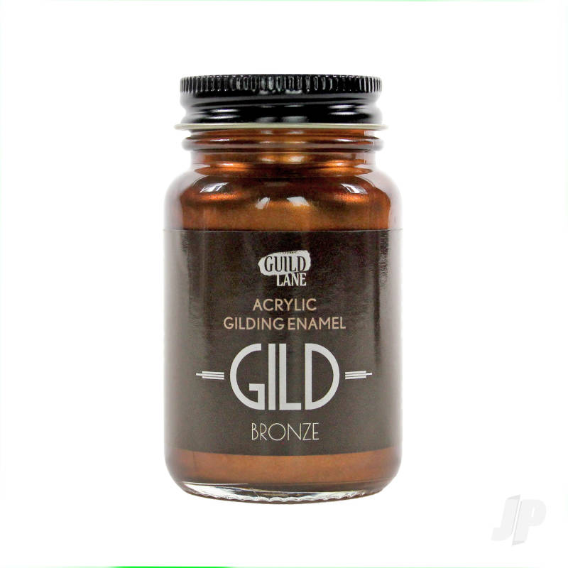 Guild Lane GILD Acrylic Gilding Enamel Paint, Bronze (60ml Jar) GLDGDBR0060