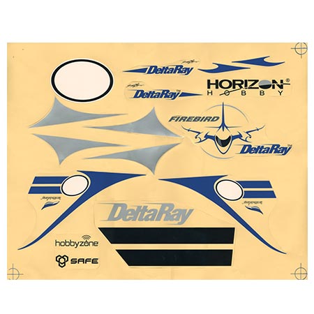 Hobbyzone Delta Ray Decal Set HBZ7910