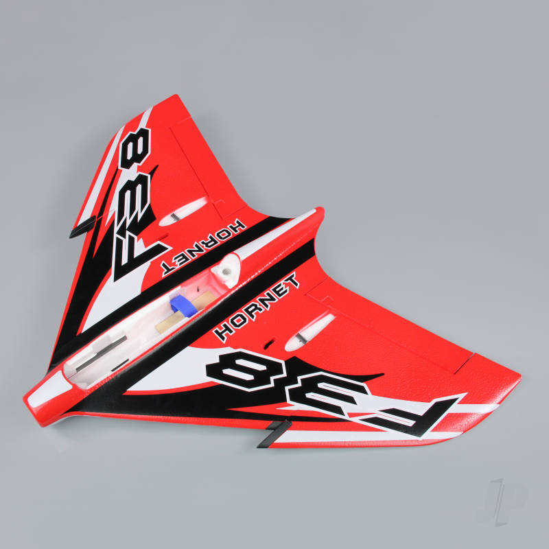 J Perkins Wing without Canopy Red (Painted with Decal) (F-38) JPDF12018