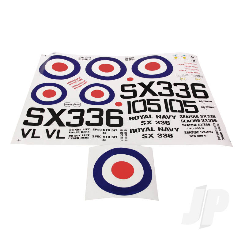 E-Scale Seafire Decal Set (for SEA-116) JPSF016