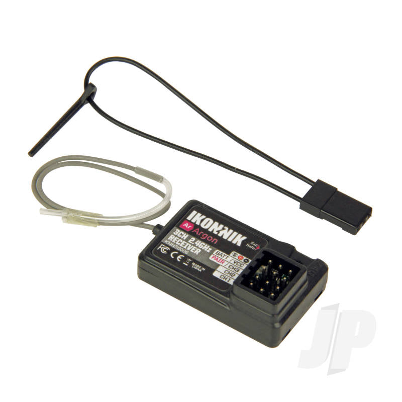 Ikonnik 3-Channel 2.4GHz Argon (Ar) Receiver (for 1:18 Scale) KNNS0006