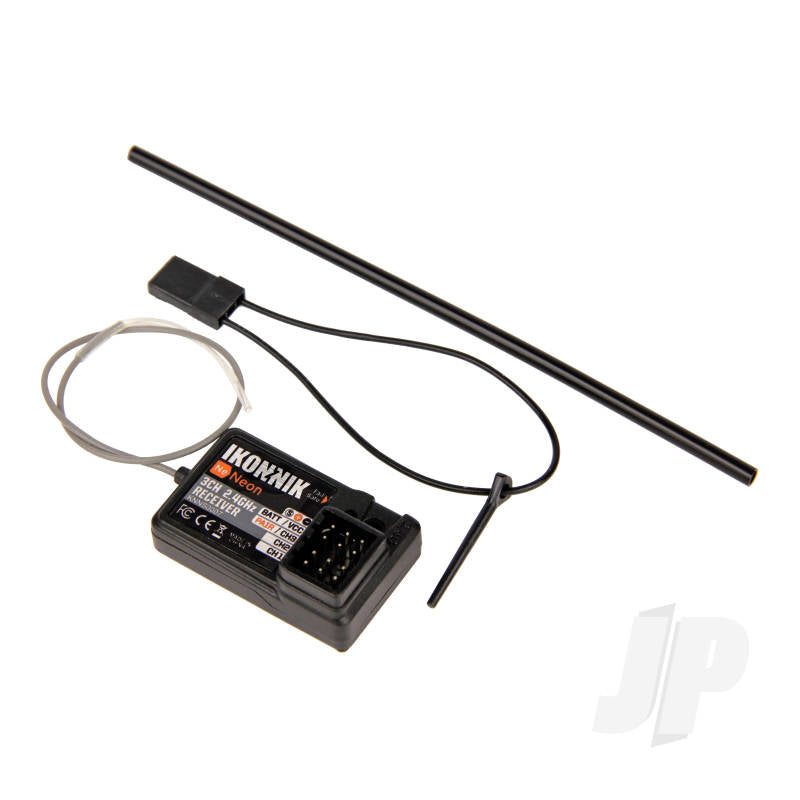 Ikonnik 3-Channel 2.4GHz Neon (Ne) Receiver (for 1:12 Scale) KNNS0007