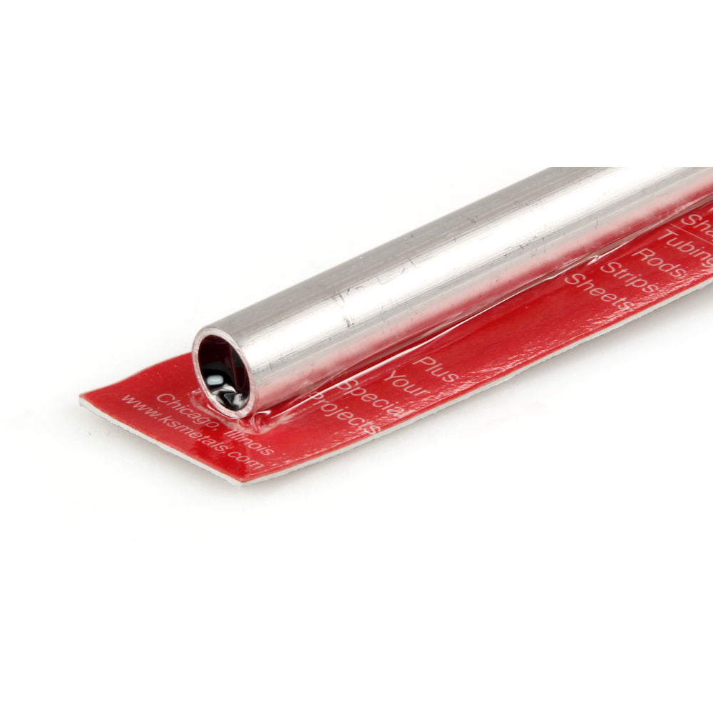 K&S 7/16x12in Round Aluminium Tube .035in Wall KNS83034