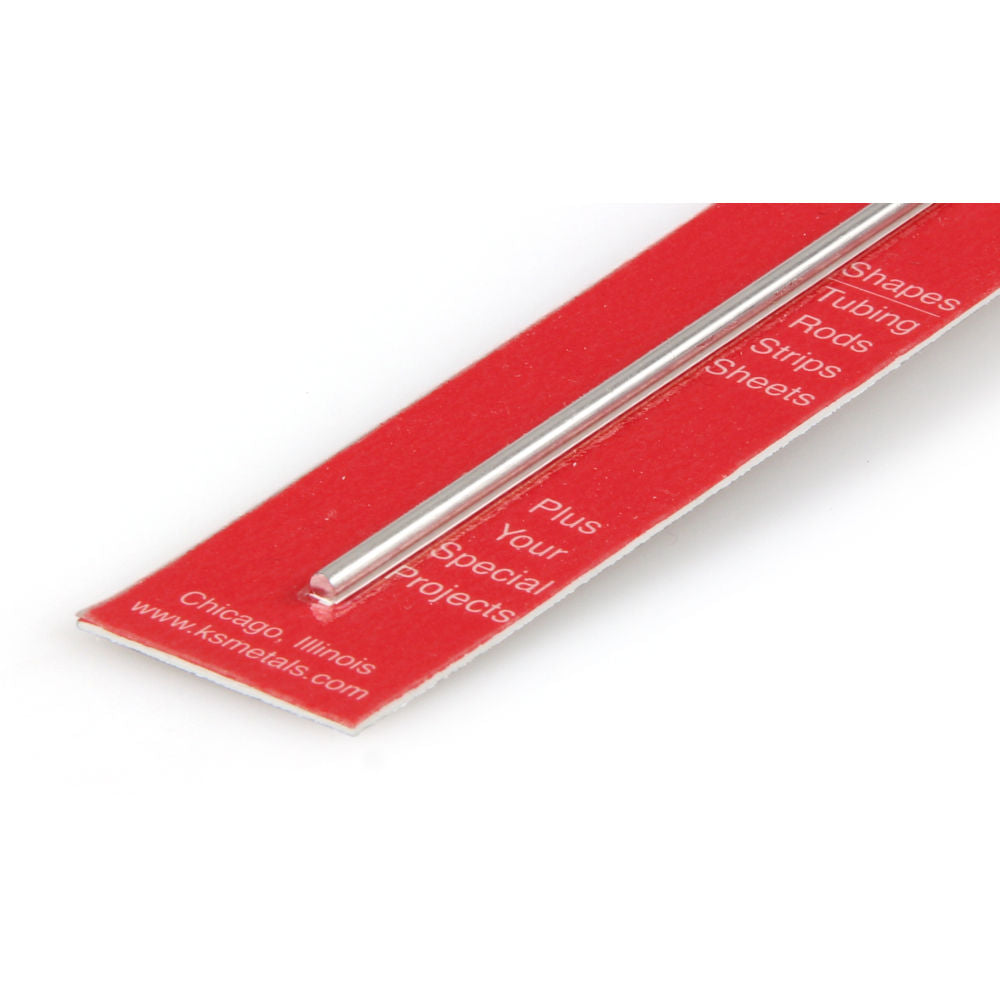 K&S 3/32x12in Solid Aluminium Rod KNS83042
