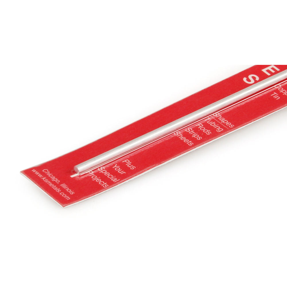 K&S 1/8x12in Solid Aluminium Rod KNS83043