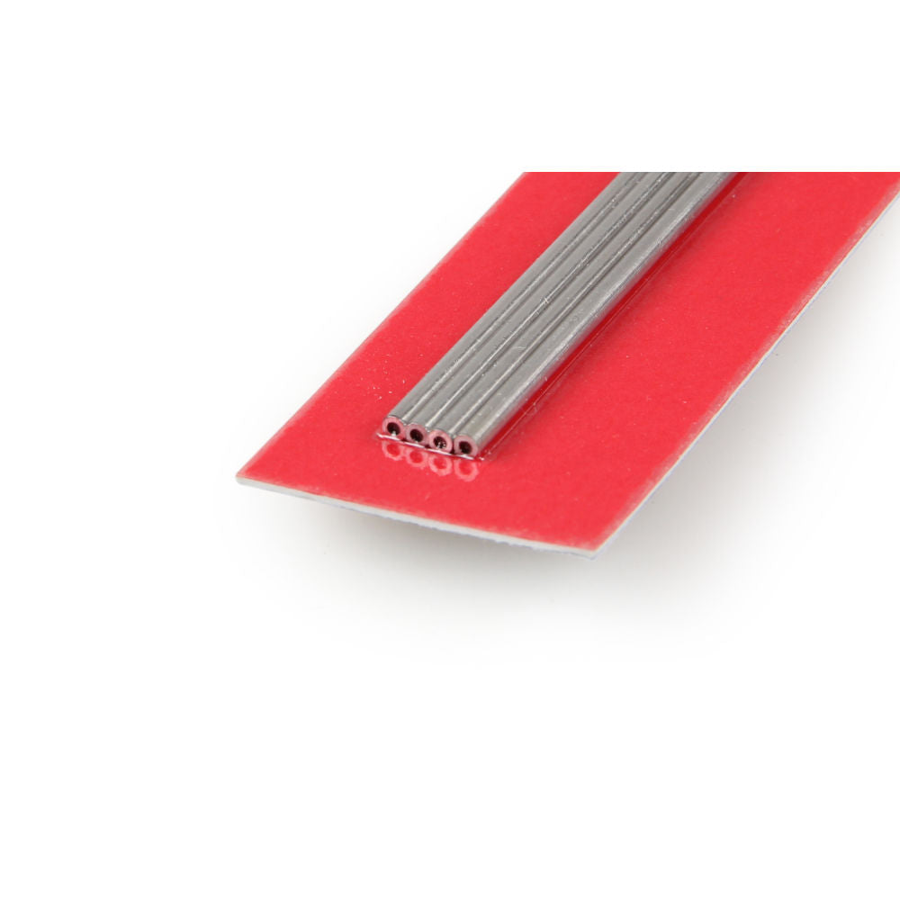 K&S 2x300mm Aluminium Round Tube, .45mm Wall (4pcs) KNS9801