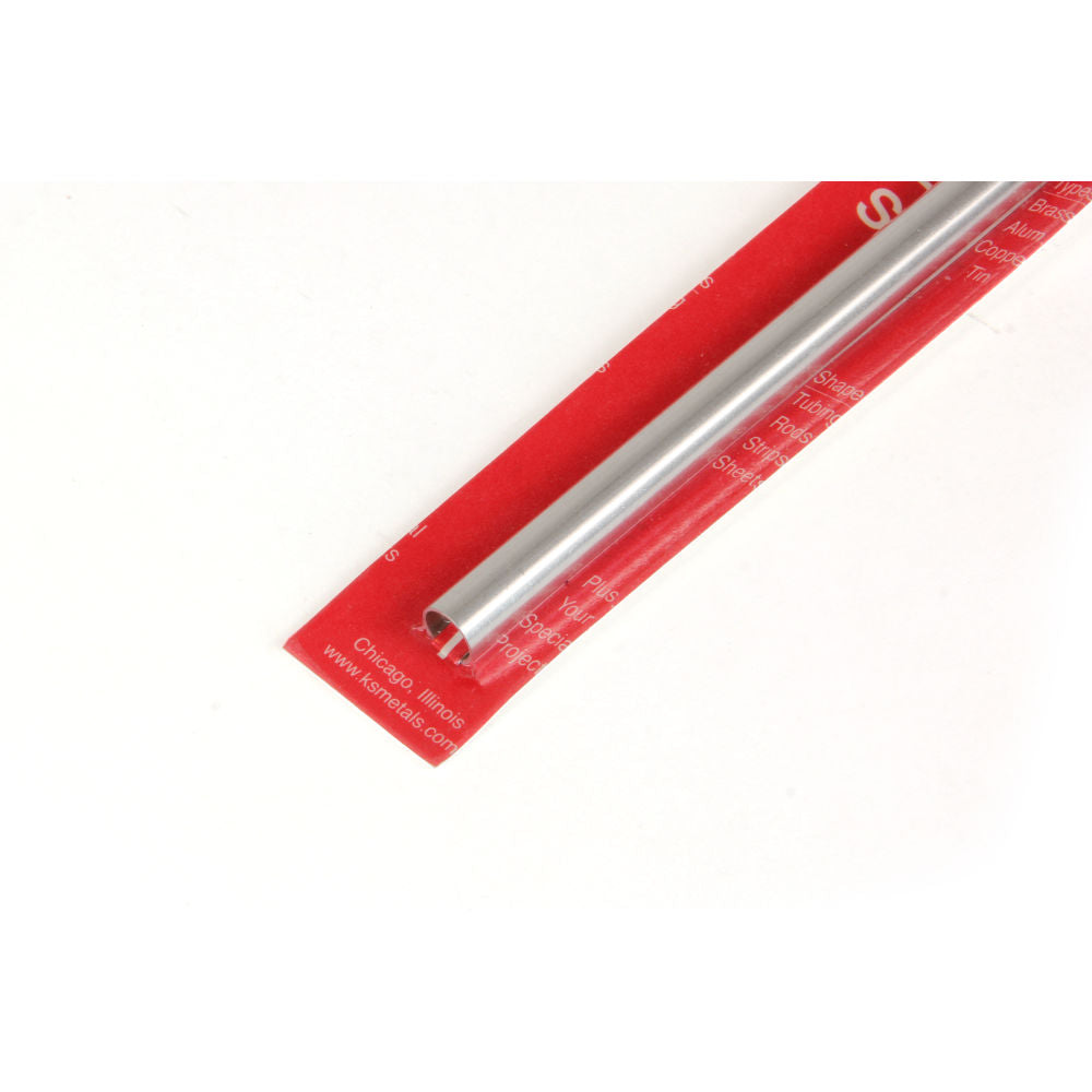 K&S 9x300mm Aluminium Round Tube, .45mm Wall KNS9808