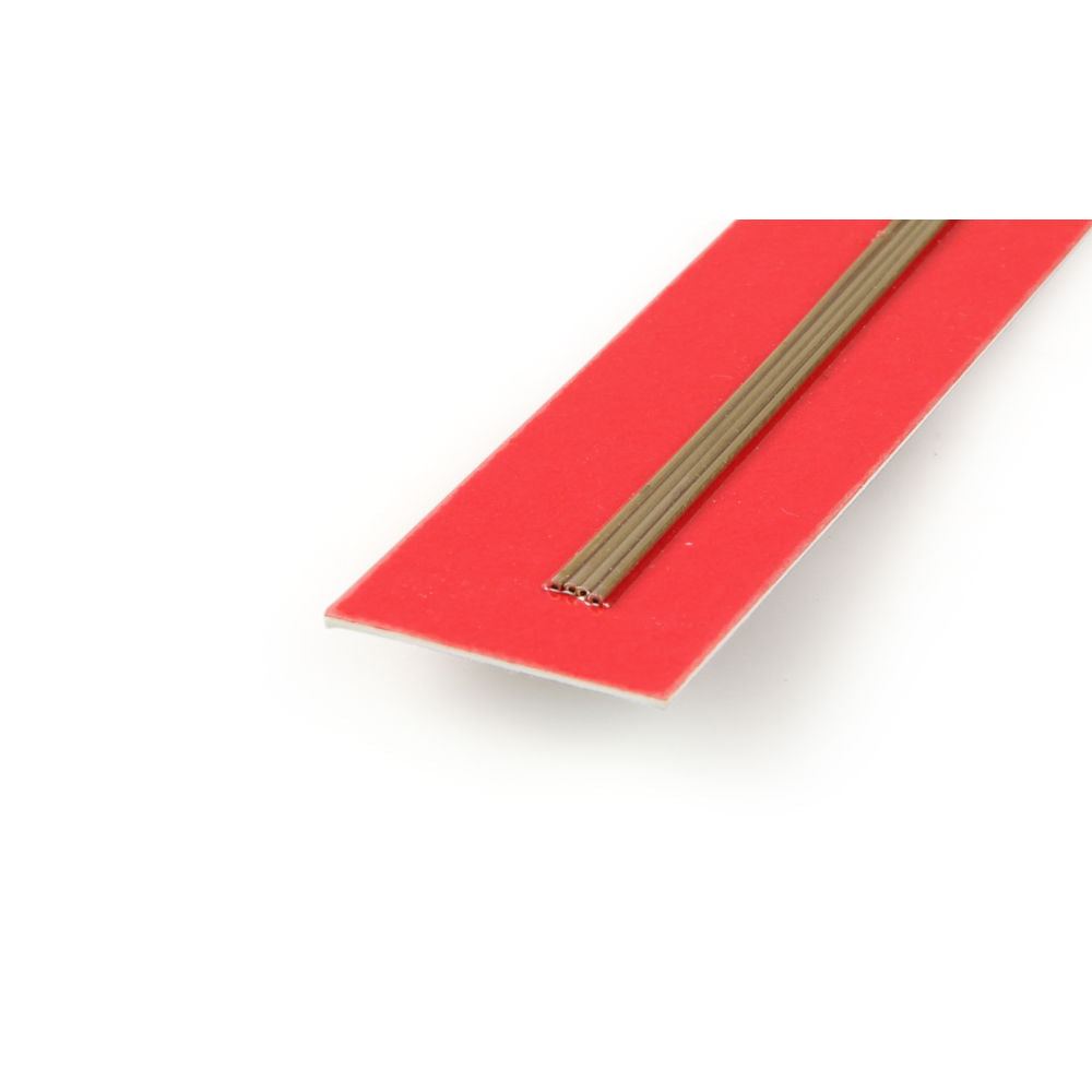 K&S 1x300mm Round Brass Tube, .225mm Wall (4pcs) KNS9830