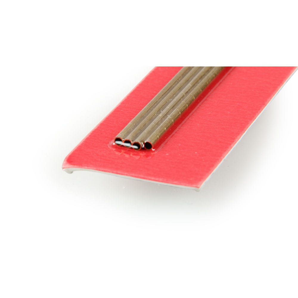 K&S 2x300mm Round Brass Tube, .225mm Wall (4pcs) KNS9832