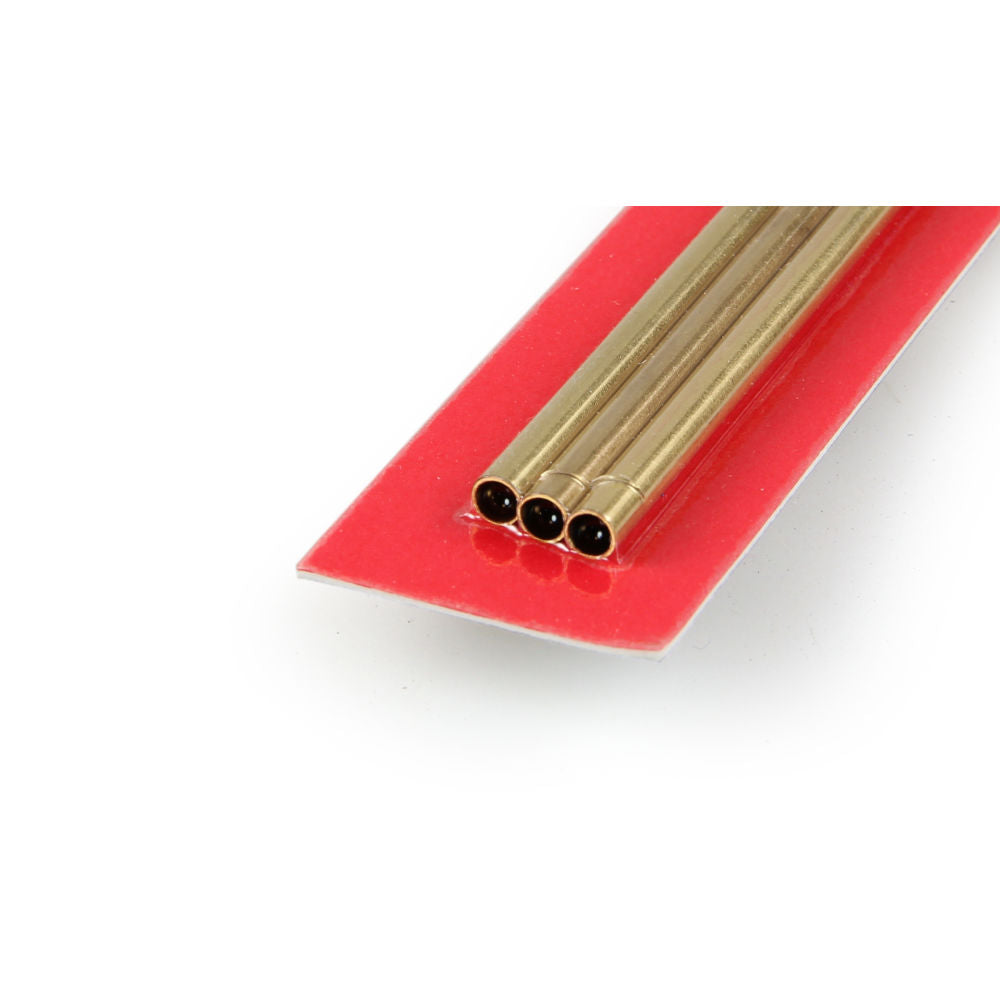 K&S 4x300mm Round Brass Tube, .225mm Wall (3pcs) KNS9836