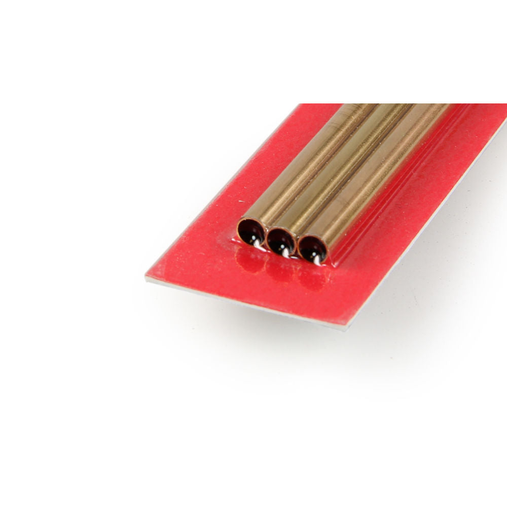 K&S 4.5x300mm Round Brass Tube, .225mm Wall (3pcs) KNS9837