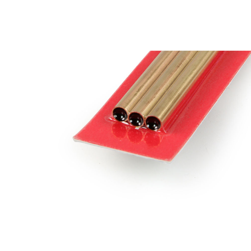 K&S 5x300mm Round Brass Tube, .225mm Wall (3pcs) KNS9838