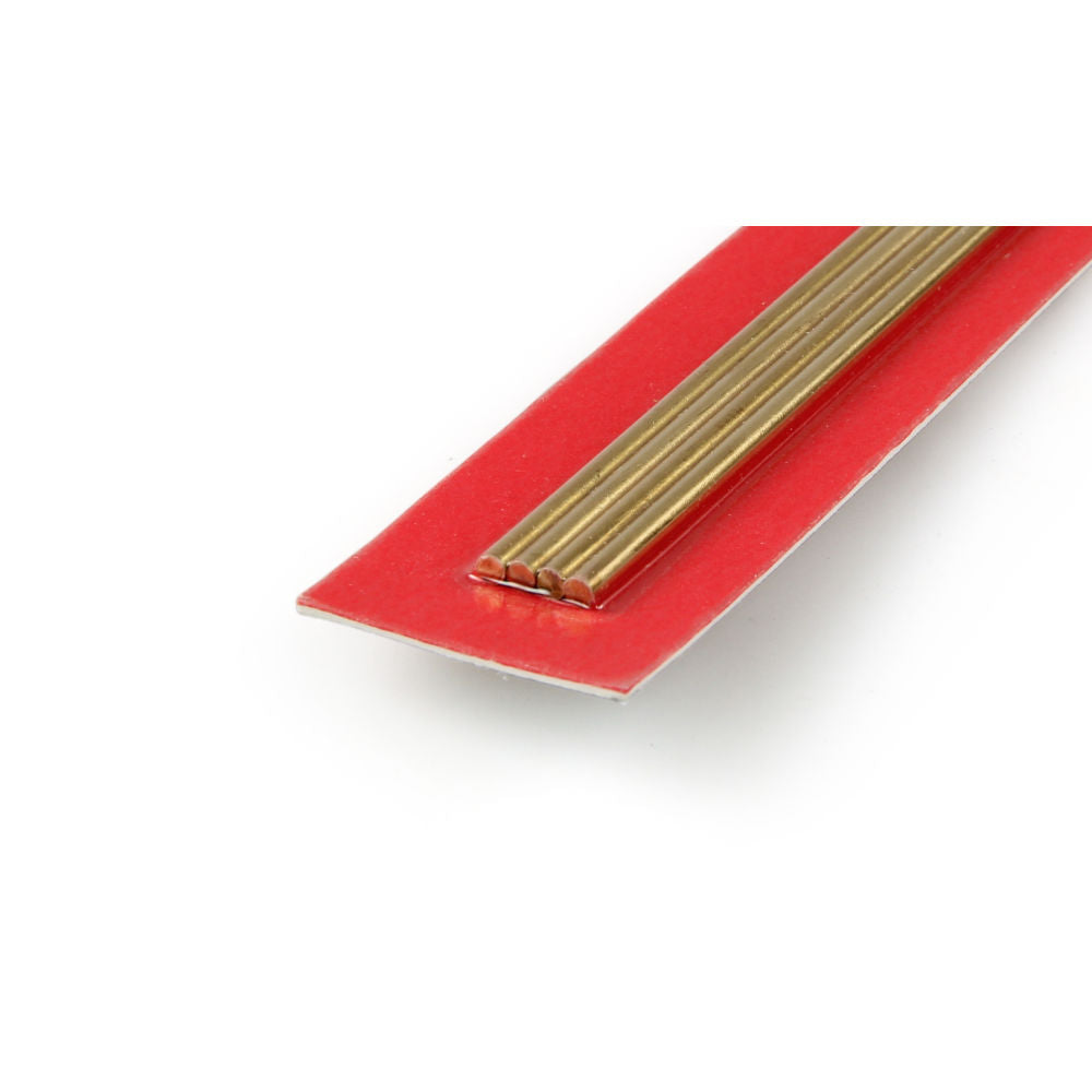 K&S 2.5x300mm Round Brass Rod (4pcs) KNS9864