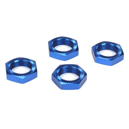 Losi 5ive-T/Mini WRC Blue Anodised Wheel Nuts (4) LOSB3227