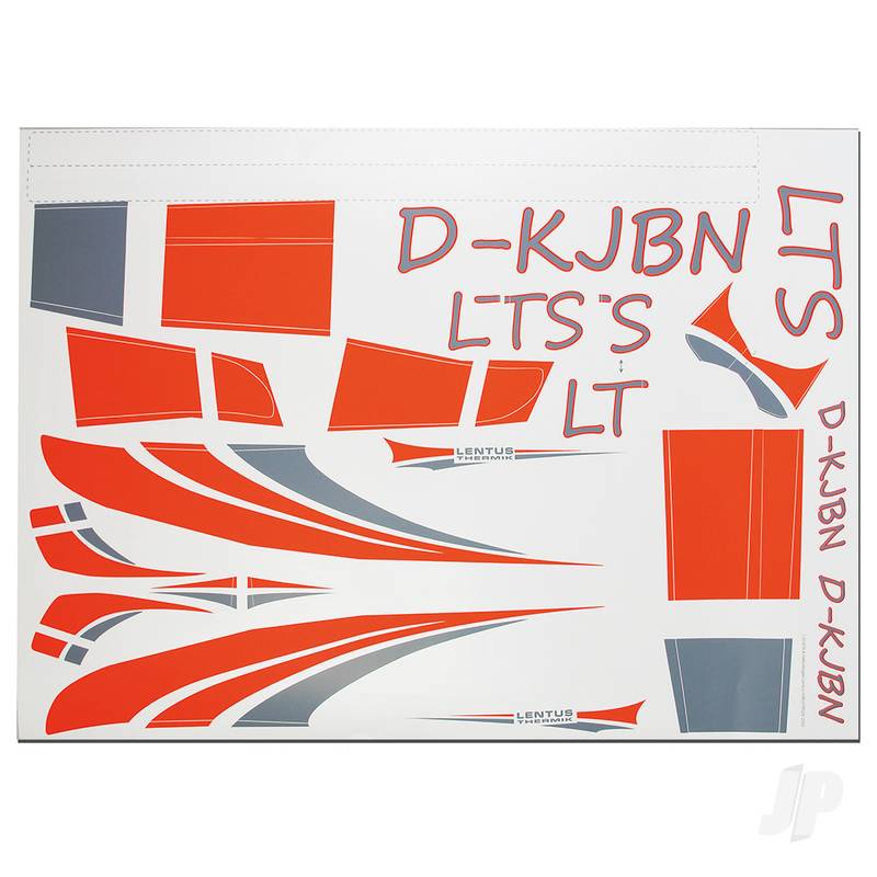 Multiplex Decals for Cockpit (Seat + Instruments) (for LENTUS) MPX1-01470