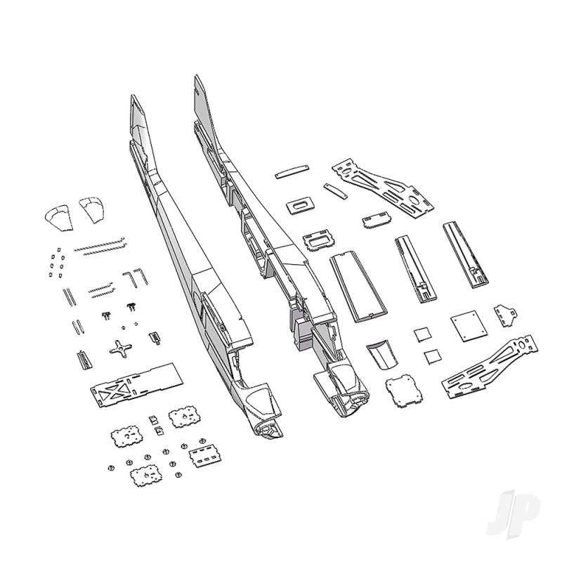 Multiplex FunCub XL Fuselage Set MPX224430